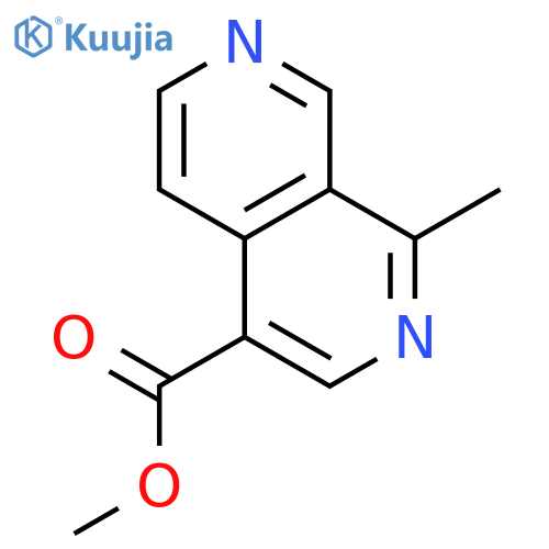 2,7-Naphthyridine-4-carboxylicacid, 1-methyl-, methyl ester structure
