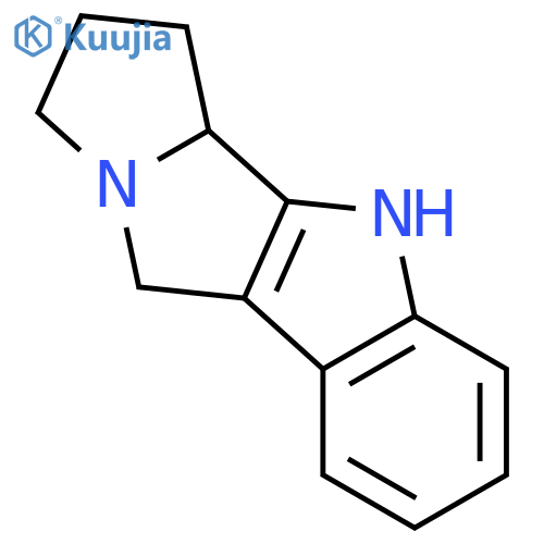 1,2,3,3a,4,9-hexahydro-Pyrrolizino[1,2-b]indole structure