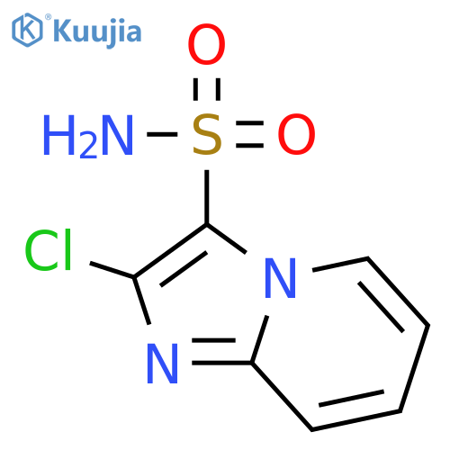 2-Chloroimidazo1,2-apyridine-3-sulfonamide structure