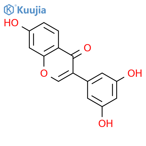 3',5',7-trihydroxyisoflavone structure