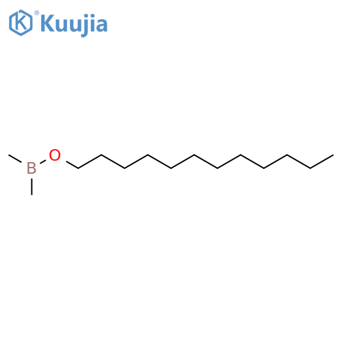 Borinic acid, dimethyl-, dodecyl ester structure
