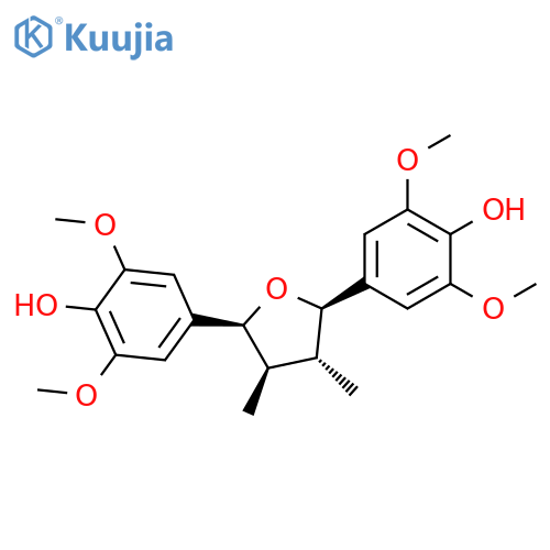 Phenol,4,4'-[(2R,3R,4R,5S)-tetrahydro-3,4-dimethyl-2,5-furandiyl]bis[2,6-dimethoxy-,rel-(+)- (9CI) structure