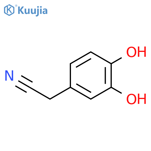2-(3,4-Dihydroxyphenyl)acetonitrile structure