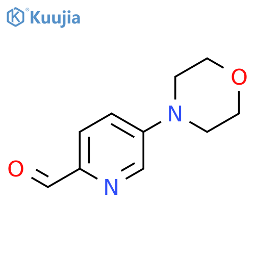 5-(morpholin-4-yl)pyridine-2-carbaldehyde structure