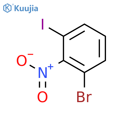 1-bromo-3-iodo-2-nitrobenzene structure