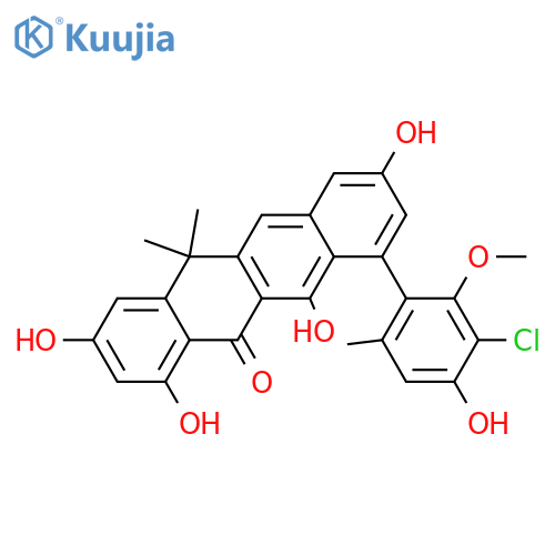 Naphthacemycin B1; 3'-Chloro, 2'-Me ether structure