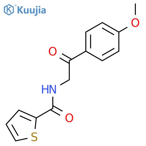 2-Thiophenecarboxamide, N-[2-(4-methoxyphenyl)-2-oxoethyl]- structure