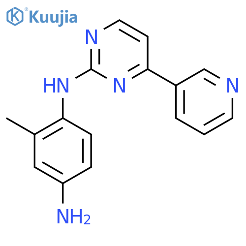 N-(4-Amino-2-methylphenyl)-4-(3-pyridyl)-2-pyrimidineamine structure