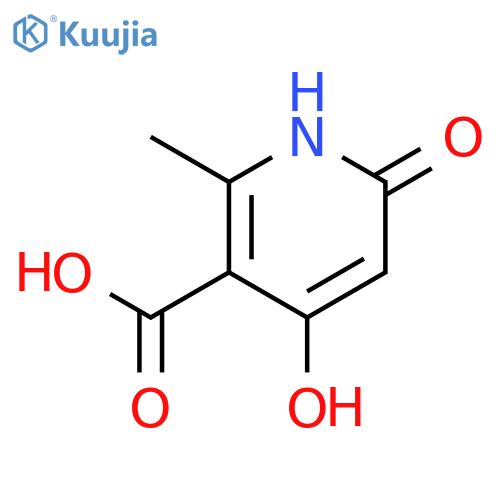 3-Pyridinecarboxylicacid, 1,6-dihydro-4-hydroxy-2-methyl-6-oxo- structure