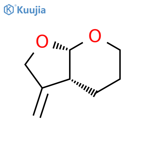 4H-Furo[2,3-b]pyran, hexahydro-3-methylene-, cis- structure