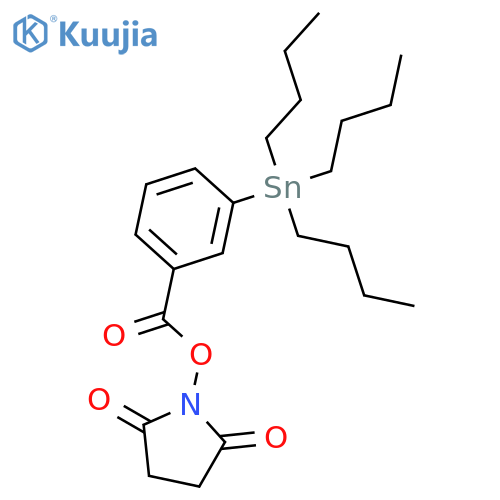 Succinimidyl 3-(Tri-n-butylstannyl)benzoate structure