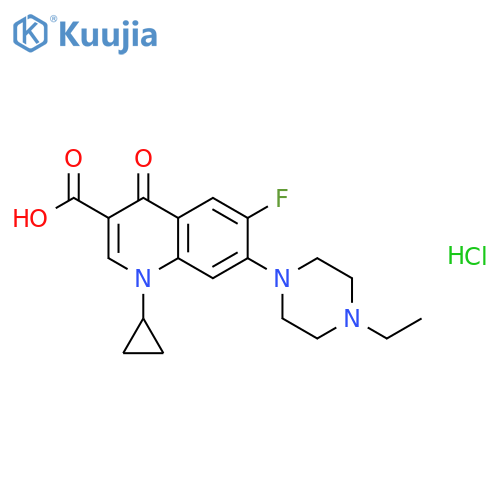 Enrofloxacin hydrochloride structure