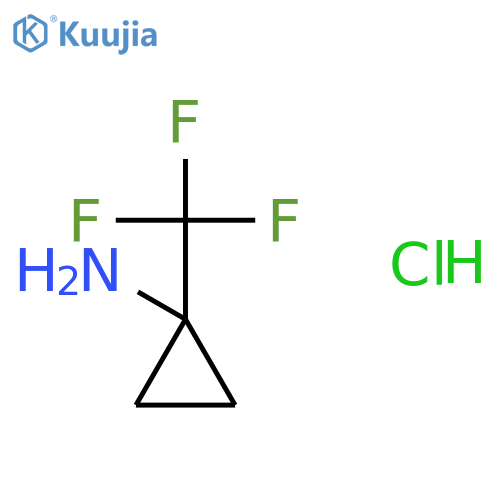 1-(trifluoromethyl)cyclopropan-1-amine hydrochloride structure