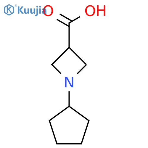 1-cyclopentylazetidine-3-carboxylic acid structure
