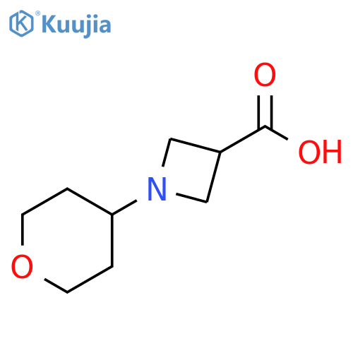 1-(oxan-4-yl)azetidine-3-carboxylic acid structure