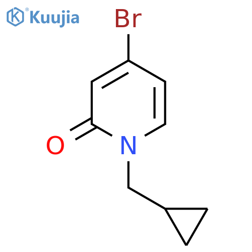 4-Bromo-1-(cyclopropylmethyl)pyridin-2(1H)-one structure