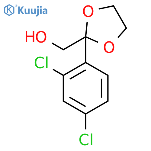 2-(2,4-dichlorophenyl)-1,3-dioxolan-2-ylmethanol structure