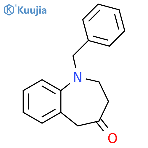 1-benzyl-2,3,4,5-tetrahydro-1H-1-benzazepin-4-one structure