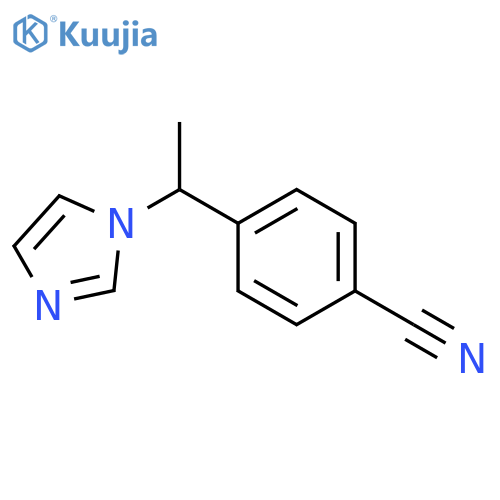 4-[1-(1H-imidazol-1-yl)ethyl]-Benzonitrile structure