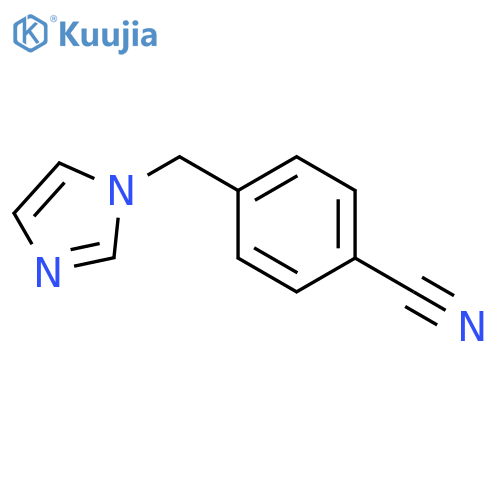 4-(Imidazol-1-ylmethyl)benzonitrile structure
