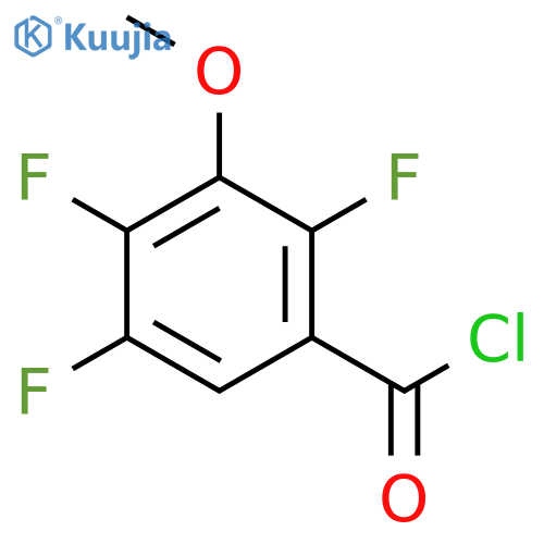 2,4,5-Trifluoro-3-methoxybenzoyl chloride structure