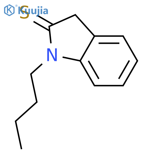 2H-Indole-2-thione,1-butyl-1,3-dihydro- structure