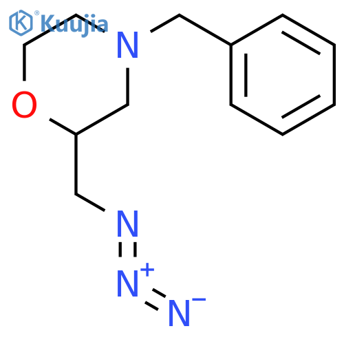 2-(azidomethyl)-4-benzylmorpholine structure