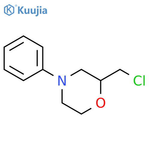 2-(chloromethyl)-4-phenylmorpholine structure
