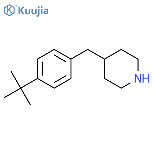 4-(4-tert-Butylphenyl)methylpiperidine structure