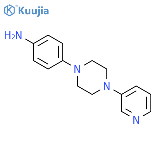 BENZENAMINE, 4-[4-(3-PYRIDINYL)-1-PIPERAZINYL]- structure