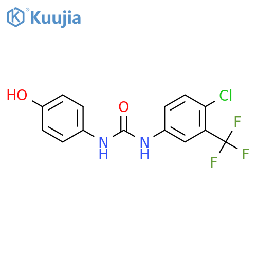 1-(4-Chloro-3-trifluoromethylphenyl)-3-(4-hydroxyphenyl)urea structure