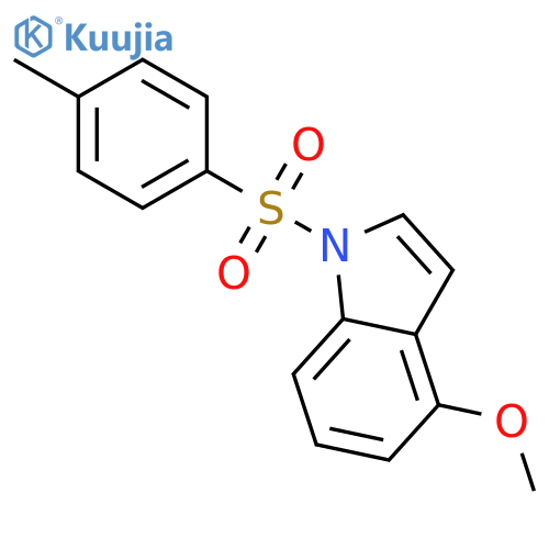 1H-Indole, 4-methoxy-1-[(4-methylphenyl)sulfonyl]- structure