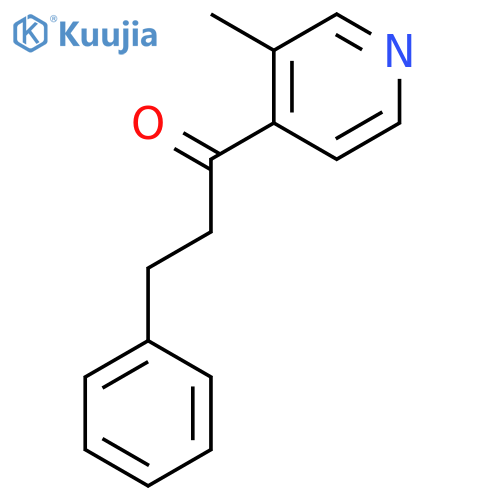 1-Propanone, 1-(3-methyl-4-pyridinyl)-3-phenyl- structure