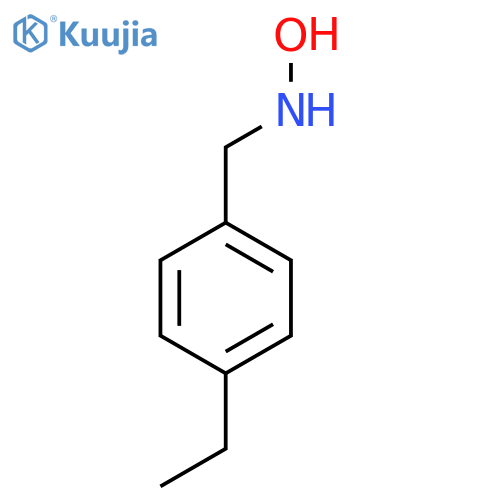 N-(4-ethylphenyl)methylhydroxylamine structure