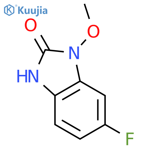 2H-Benzimidazol-2-one,6-fluoro-1,3-dihydro-1-methoxy- structure