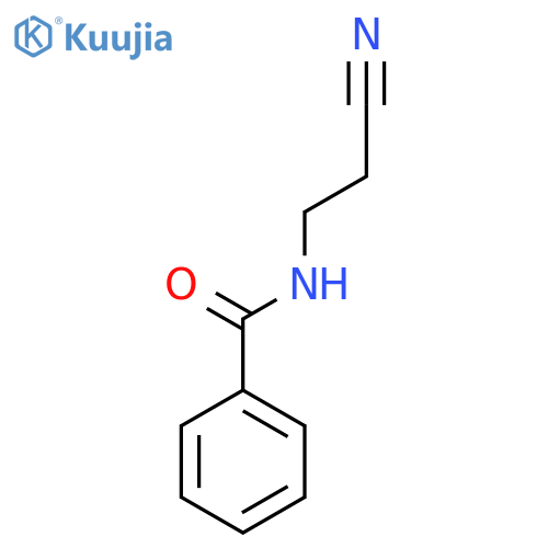 Benzamide, N-(2-cyanoethyl)- structure