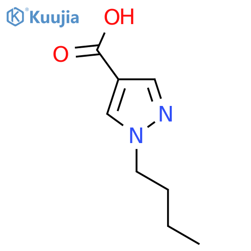 1-Butyl-1H-pyrazole-4-carboxylic acid structure