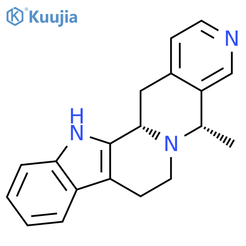 Indolo[2',3':3,4]pyrido[1,2-b][2,7]naphthyridine, 5,7,8,13,13b,14-hexahydro-5-methyl-, (5S-trans)- structure