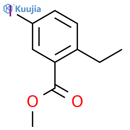 Methyl 2-ethyl-5-iodobenzoate structure