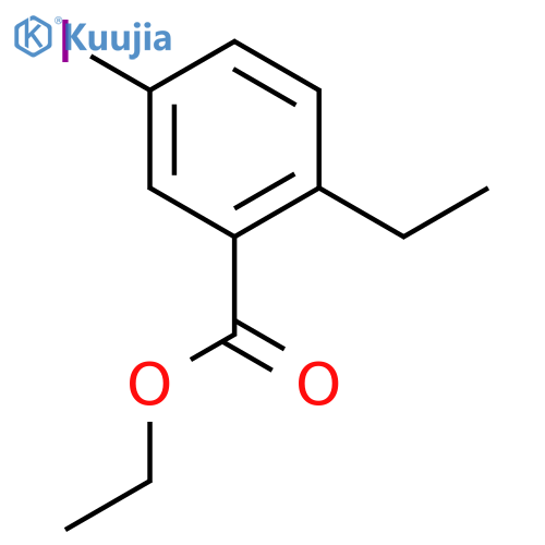 Ethyl 2-ethyl-5-iodobenzoate structure
