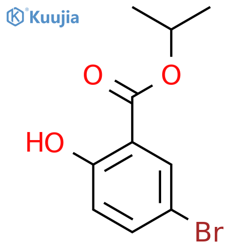 Isopropyl 5-bromo-2-hydroxybenzoate structure