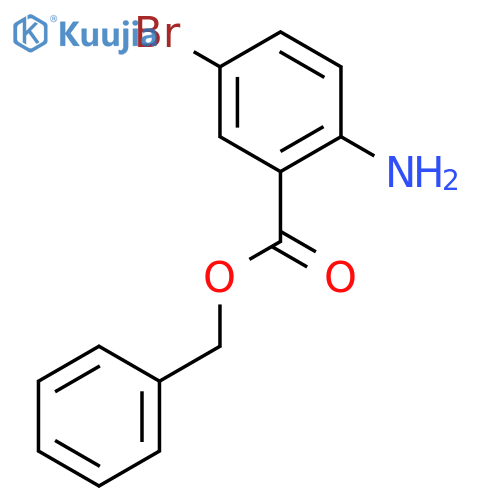 Benzyl 2-amino-5-bromobenzoate structure