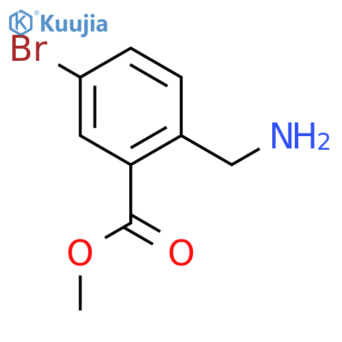 Methyl 2-(aminomethyl)-5-bromobenzoate structure