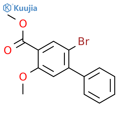 Methyl 2-bromo-5-methoxy-[1,1'-biphenyl]-4-carboxylate structure