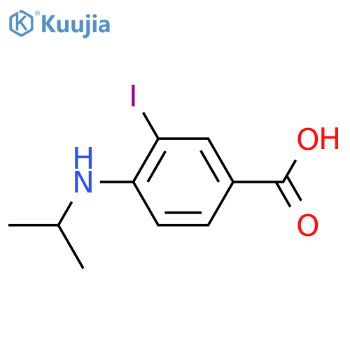 3-Iodo-4-(isopropylamino)benzoic acid structure