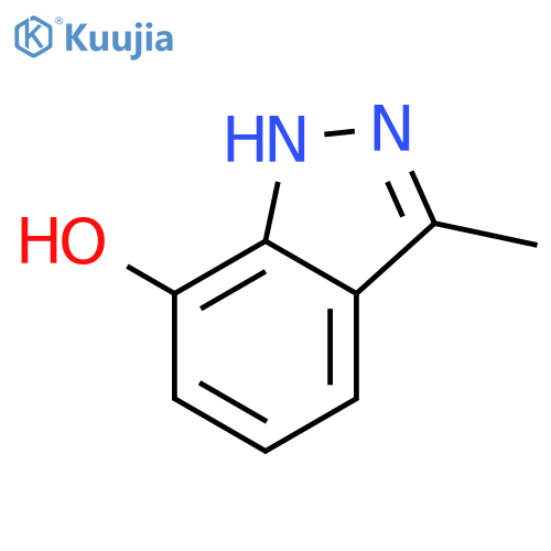 3-Methyl-1H-indazol-7-ol structure