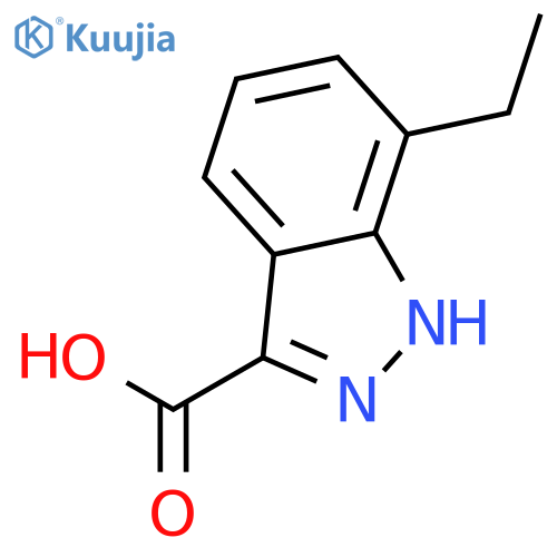 7-Ethyl-1H-indazole-3-carboxylic acid structure