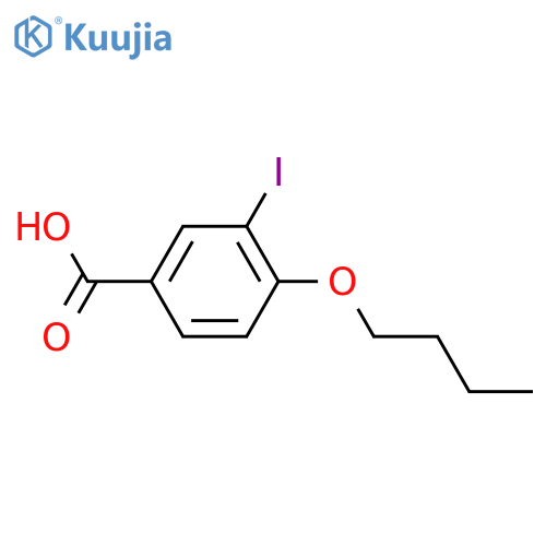4-Butoxy-3-iodobenzoic acid structure