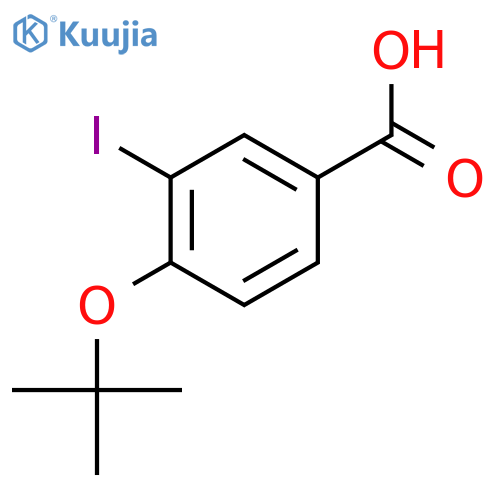 4-(tert-Butoxy)-3-iodobenzoic acid structure