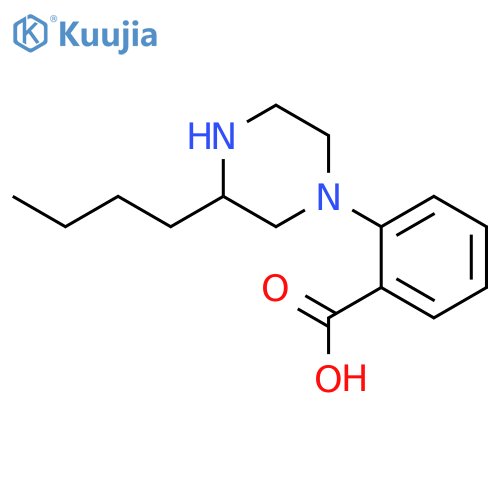 1-(2-Carboxyphenyl)-3-n-butyl piperazine structure